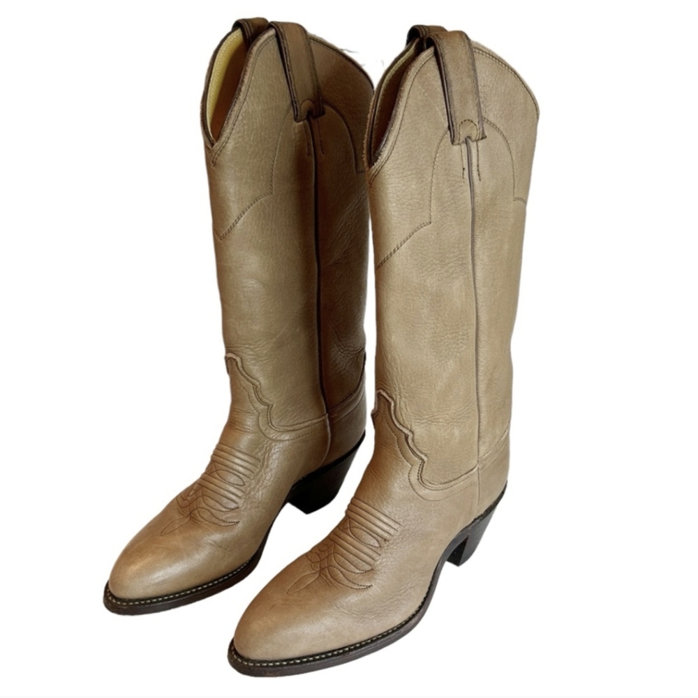 Vintage Justin's Leather Cowboy Boots